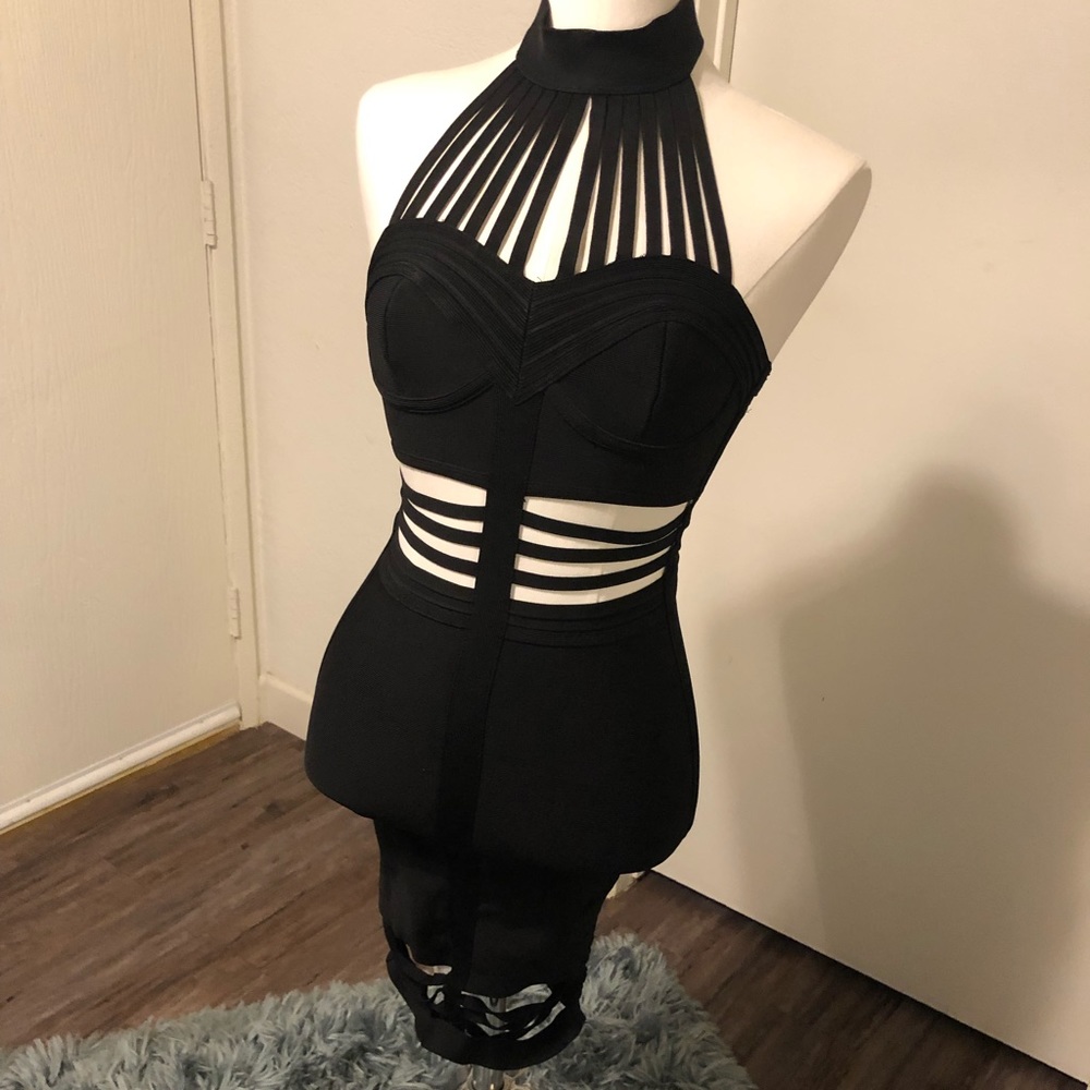 Black Cut Out Dress